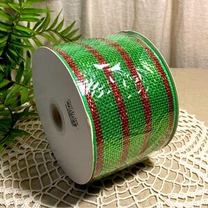 Large Roll Christmas Mesh Ribbon New
